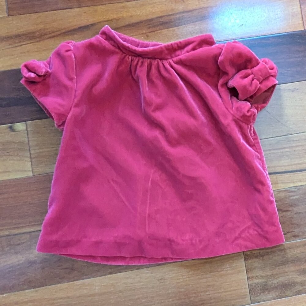 Janie and Jack Velvet top (4)